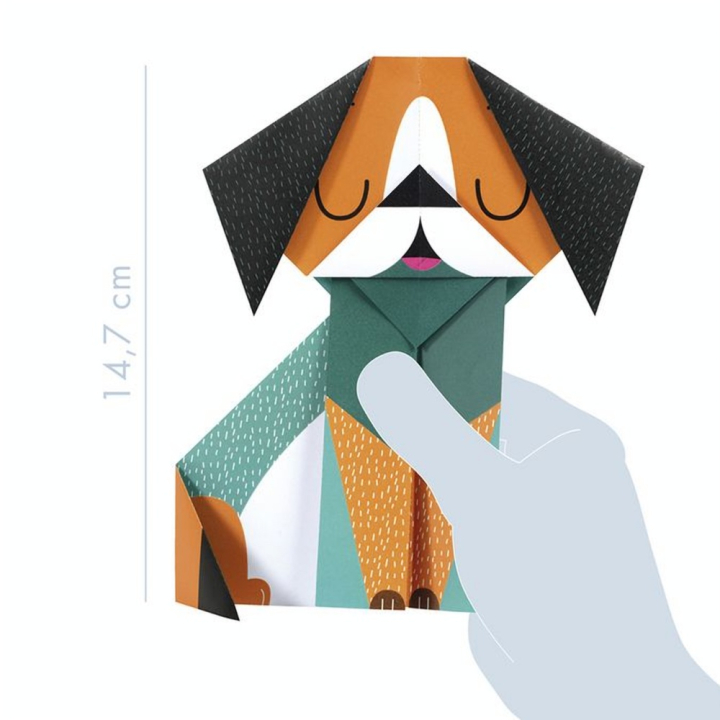 Set My Little Origami Chien 20 feuilles - Avenue Mandarine - Rougier et Plé