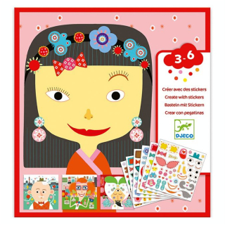 Stickers des petits Tous différents - Djeco - Rougier et Plé