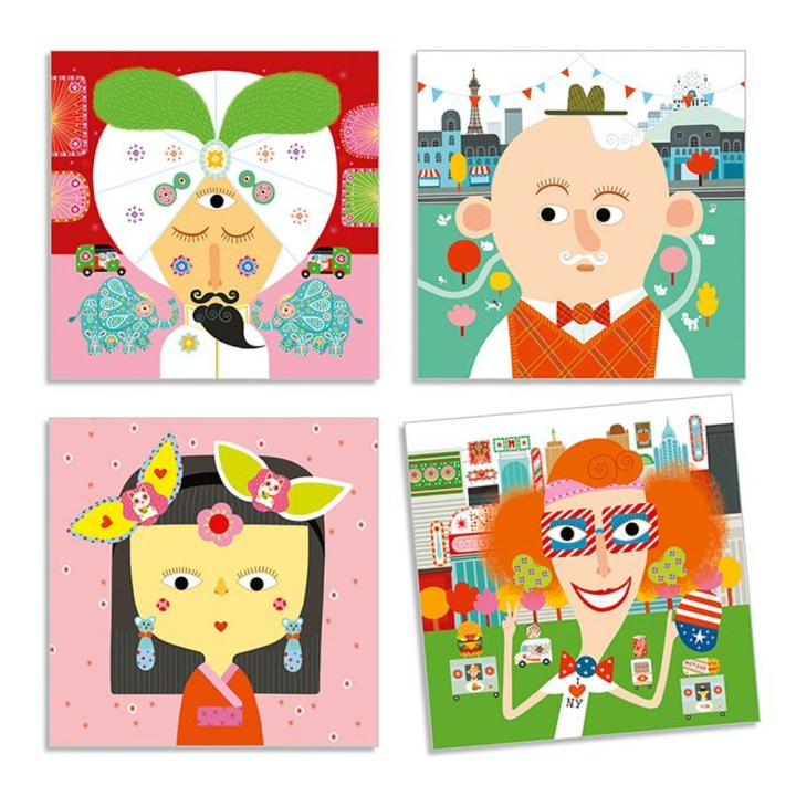 Stickers des petits Tous différents - Djeco - Rougier et Plé