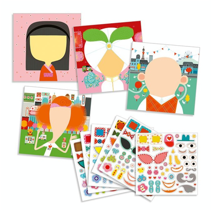 Stickers des petits Tous différents - Djeco - Rougier et Plé