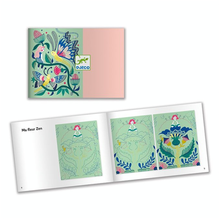 Cartes à gratter Jardin fabuleux - Djeco - Rougier et Plé