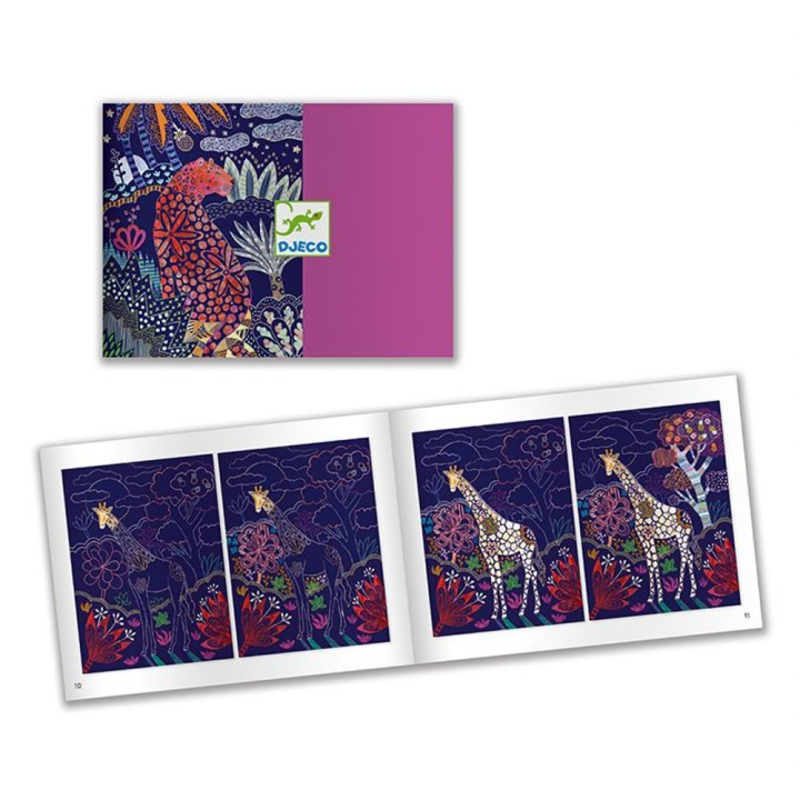 Cartes à gratter Nature luxuriante - Djeco - Rougier et Plé