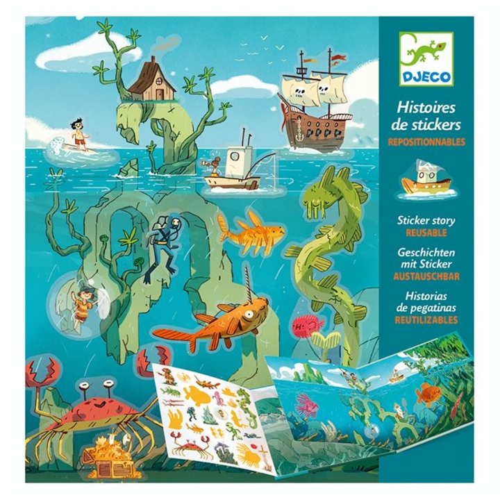 Stickers Les aventures en mer - Djeco - Rougier et Plé