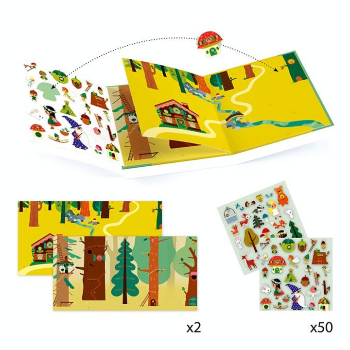 Stickers La forêt magique - Djeco - Rougier et Plé