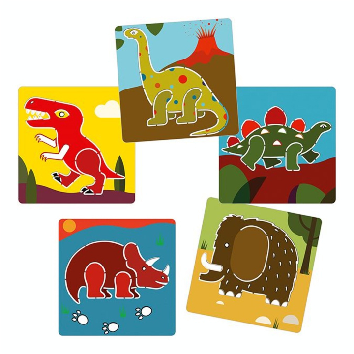 Pochoirs Dinosaures - Djeco - Rougier et Plé