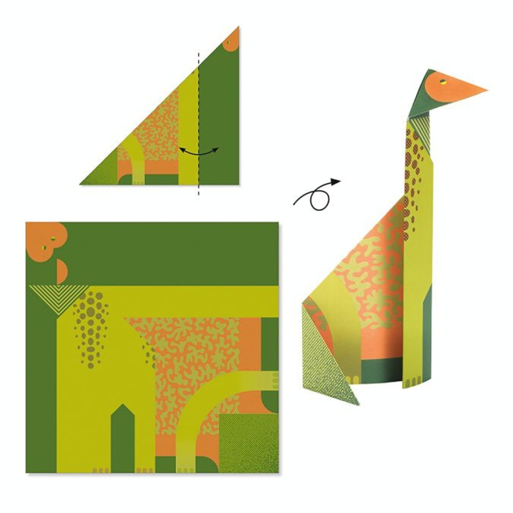 Origami Dinosaures - Djeco - Rougier et Plé