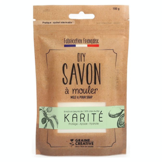 Pain de savon Karité 100 g - Graine Créative - Rougier et Plé