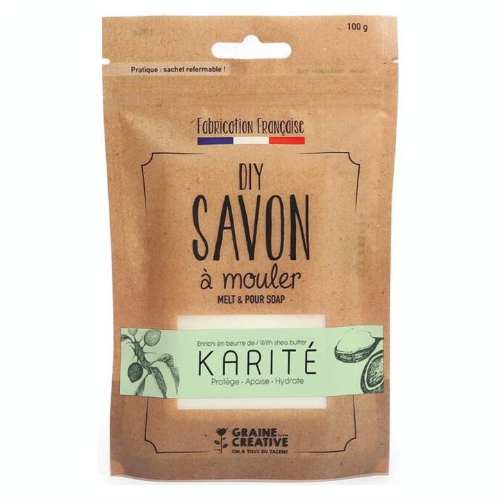 Pain de savon Karité 100 g - Graine Créative - Rougier et Plé