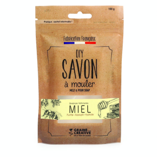 Pain de savon Miel 100 g - Graine Créative - Rougier et Plé