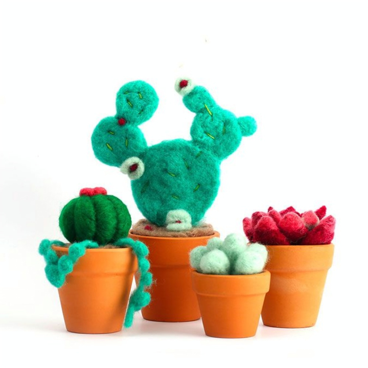 Laine cardée kit Jardin - Graine Créative - Rougier et Plé