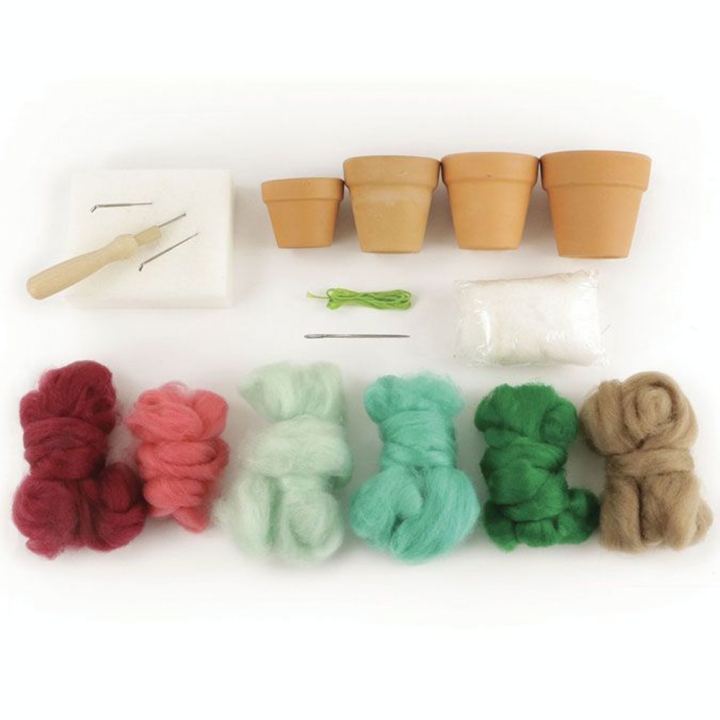 Laine cardée kit Jardin - Graine Créative - Rougier et Plé