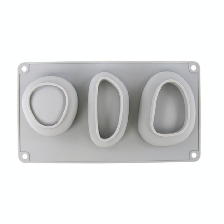 Moule en silicone Galets 3 formes - Rayher - Rougier et Plé