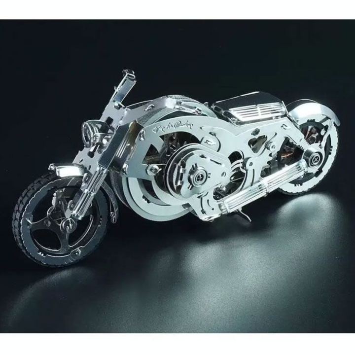Puzzle 3D mécanique en métal Chrome Rider - Time For Machine - Rougier et Plé