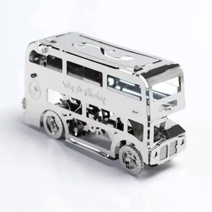 Puzzle 3D mécanique en métal Cute Double Decker - Time For Machine - Rougier et Plé