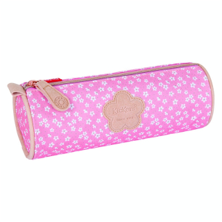 Trousse ronde Fleurs roses - Editions Oberthur - Rougier et Plé