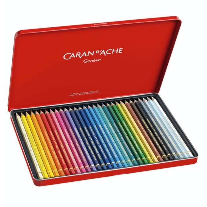 Crayon de couleur Pablo 30 pcs - Caran d'Ache - Rougier et Plé