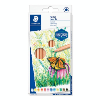 Crayon de couleur pastel Design Journey Étui de 12 pcs - Staedtler - Rougier et Plé