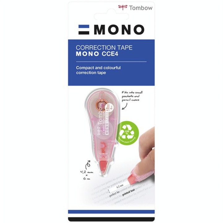 Correcteur MONO CCE rose 4,2 mm x 6 m - Tombow - Rougier et Plé