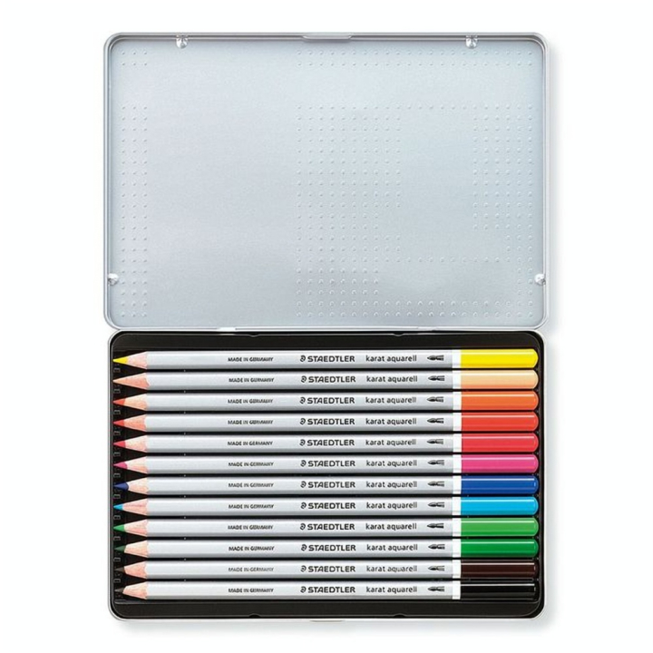 Crayon de couleur aquarellable Karat 12 pcs - Staedtler - Rougier et Plé