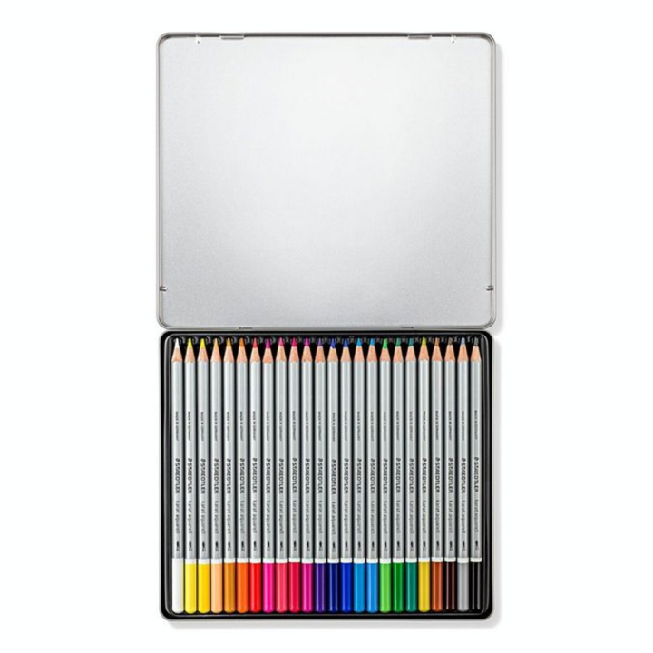 Crayon de couleur aquarellable Karat 24 pcs - Staedtler - Rougier et Plé