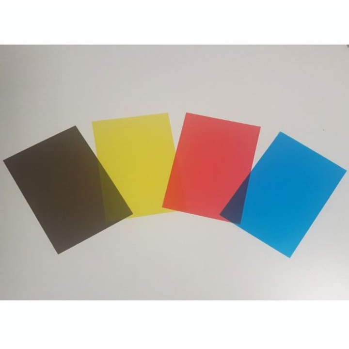 Film polyester Transparent coloré 50 x 65 cm 175 µ - Esprit Papier - Rougier et Plé