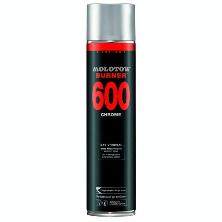 Bombe de peinture Burner chrome 600 ml - Molotow - Rougier et Plé