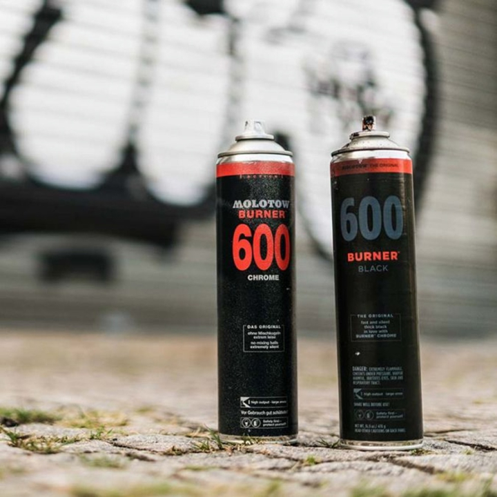 Bombe de peinture Burner chrome 600 ml - Molotow - Rougier et Plé