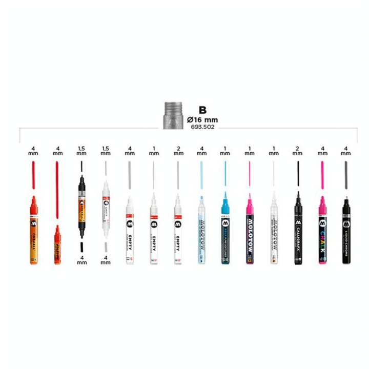 Bague Refill Extenstion B pour feutre 16 mm - Molotow - Rougier et Plé