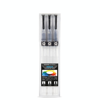 Pinceau à réservoir Aqua Squeeze Pen Set 3 pcs - Molotow - Rougier et Plé