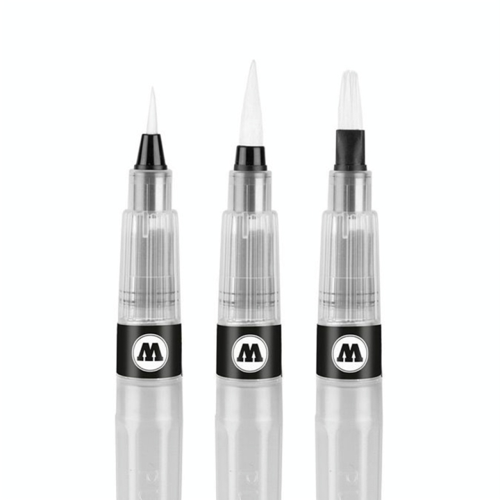 Pinceau à réservoir Aqua Squeeze Pen Set 3 pcs - Molotow - Rougier et Plé