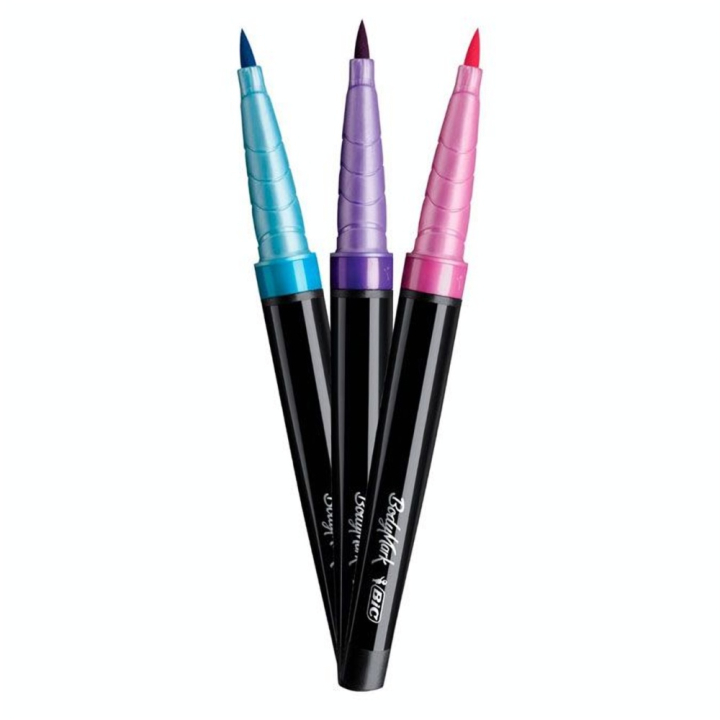 Stylo de tatouage temporaire BodyMark Set New School - Bic - Rougier et Plé