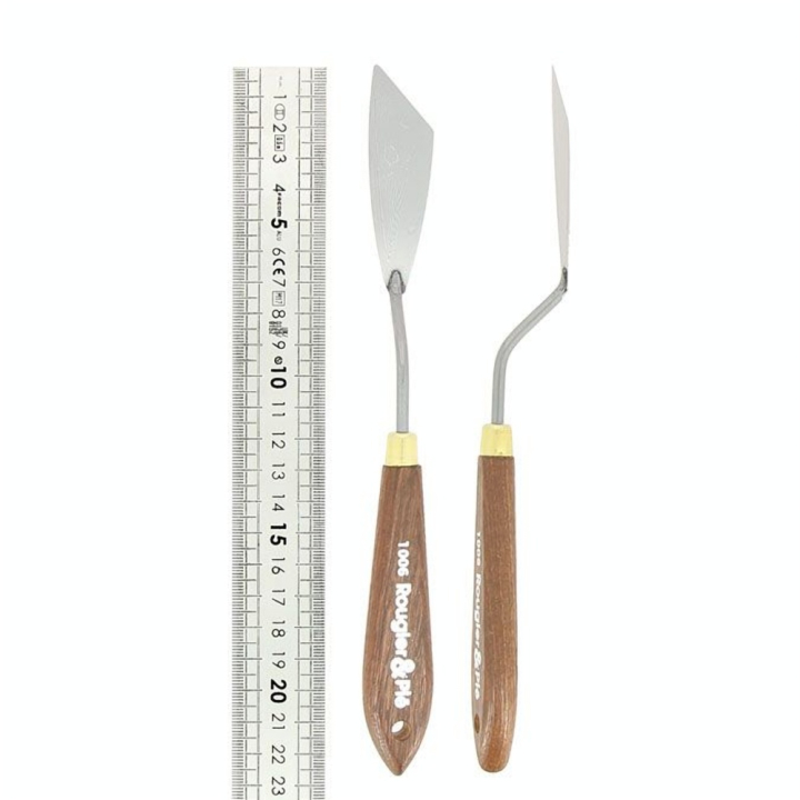 Couteau à peindre Biseauté à droite 75 x 20 mm - Rougier&Plé - Rougier et Plé