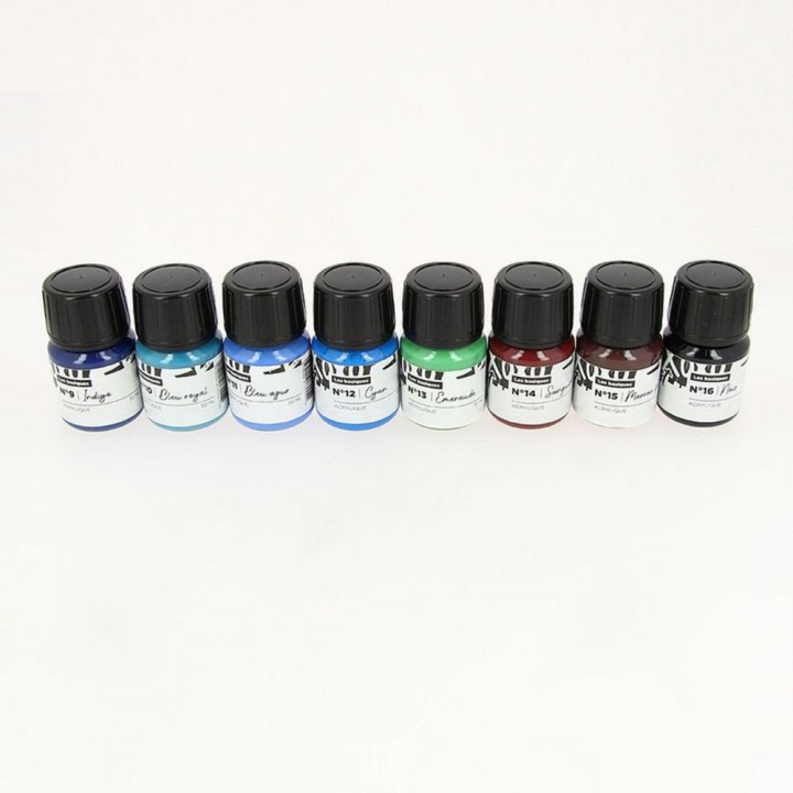 Peinture Custom Cuir 30 ml Couleurs basiques - Urbancust - Rougier et Plé