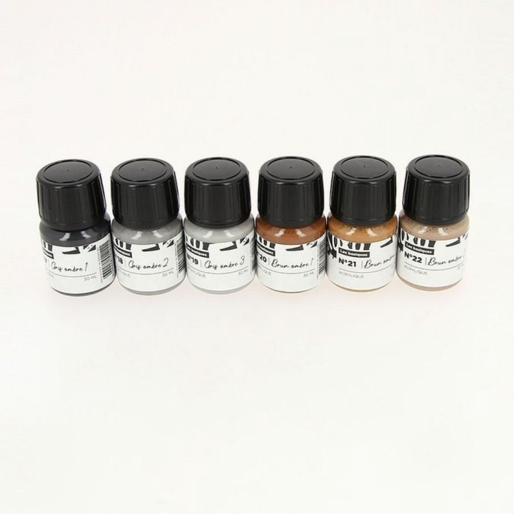 Peinture Custom Cuir 30 ml Couleurs basiques - Urbancust - Rougier et Plé