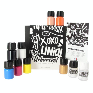 Peinture Custom Cuir Kit Expert 10 flacons - Urbancust - Rougier et Plé