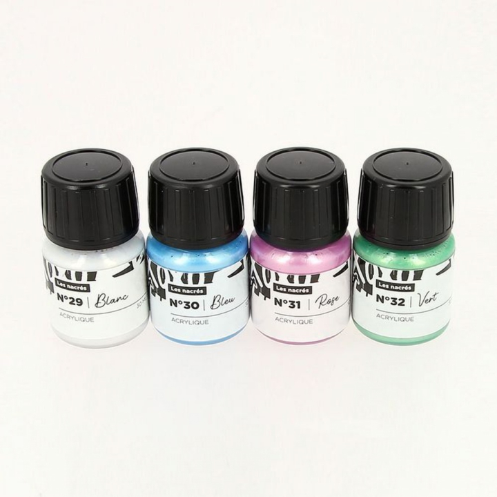 Peinture Custom Cuir 30 ml Couleurs nacrées - Urbancust - Rougier et Plé