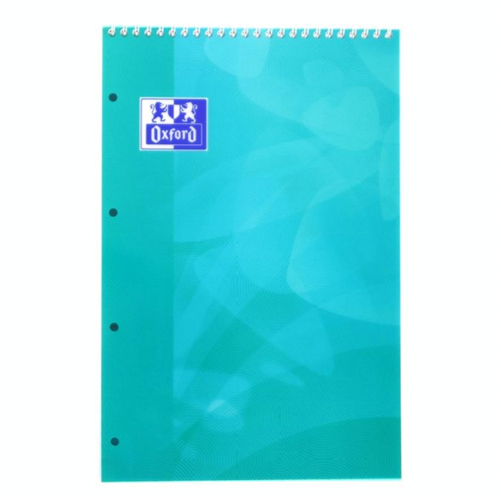 Bloc A4+ 21 x 31,5 cm Grands carreaux Séyès 160 pages Polypro Lagoon - Oxford - Rougier et Plé