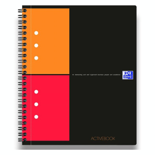 Cahier A5+ 18,5 x 21 cm Petits carreaux Q.5x5 160 pages Activebook - Oxford - Rougier et Plé