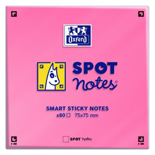 Notes adhésives repositionnables 75 x 75 mm Spot Notes assorties - Oxford - Rougier et Plé