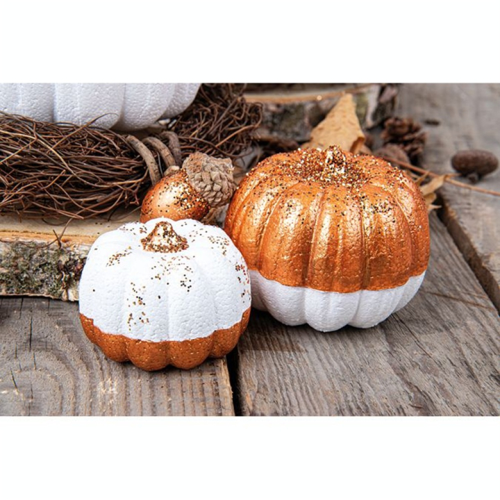 Courges en polystyrène assorties 5 pcs - Rayher - Rougier et Plé
