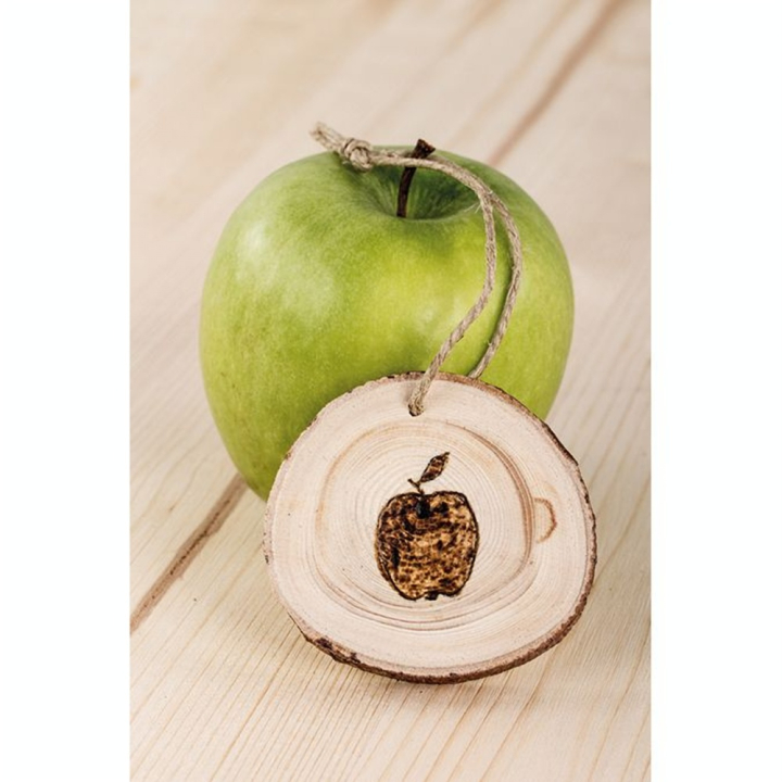Disques de bois à suspendre Ø 6,5 à 7,5 cm 4 pcs - Rayher - Rougier et Plé
