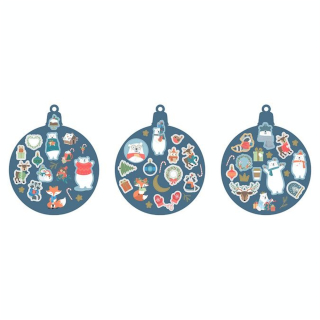 Bloc autocollants 12 planches Beary Christmas - Artemio - Rougier et Plé