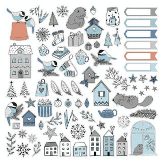 Découpe en papier Cosy Christmas - Artemio - Rougier et Plé
