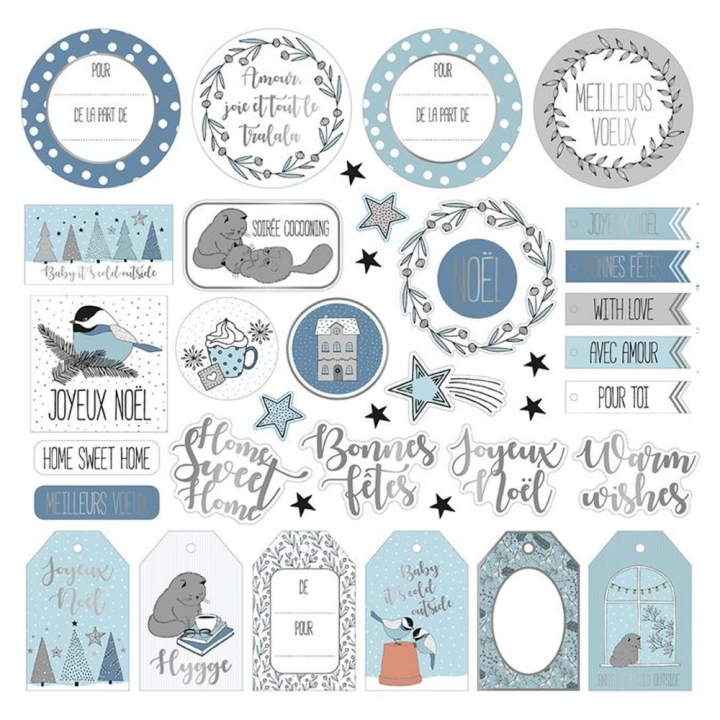 Découpe en papier Cosy Christmas - Artemio - Rougier et Plé