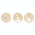 Silhouette médaillon Imagine Christmas 3 pcs - Artemio - Rougier et Plé