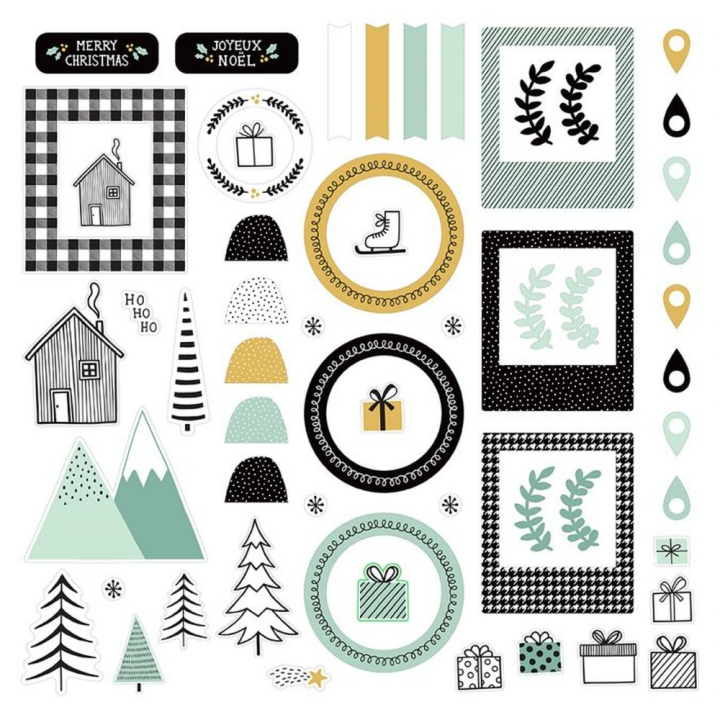 Forme en papier imprimé Imagine Xmas - Artemio - Rougier et Plé