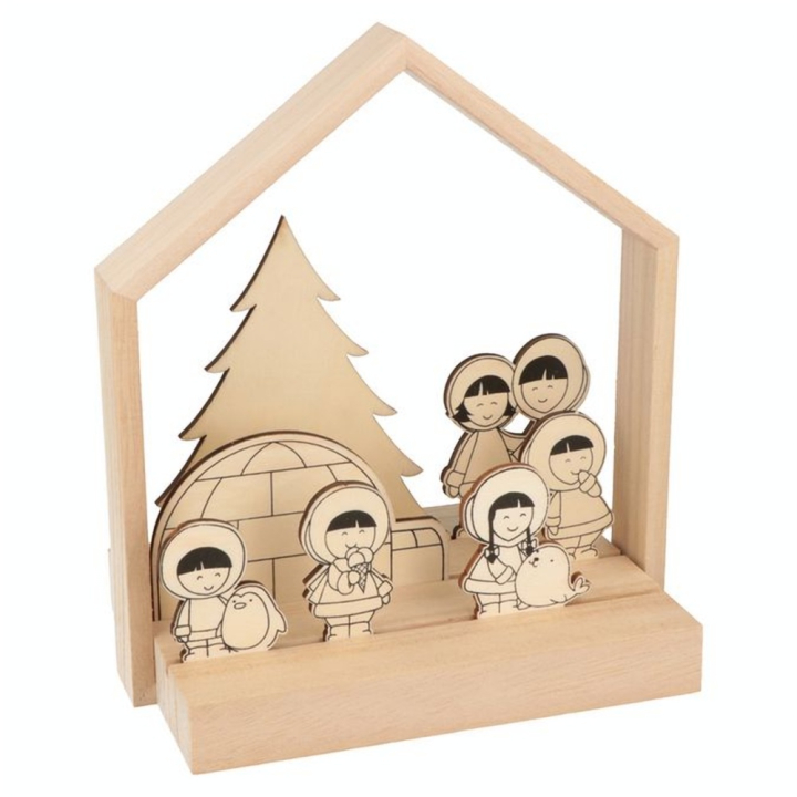 Objet de décoration en bois 18 x 11 x 16 cm - Artemio - Rougier et Plé