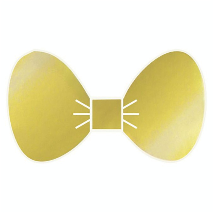 Étiquette adhésive Nœud or 250 pcs - Clairefontaine - Rougier et Plé
