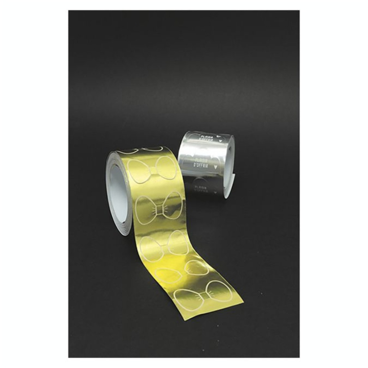 Étiquette adhésive Nœud or 250 pcs - Clairefontaine - Rougier et Plé