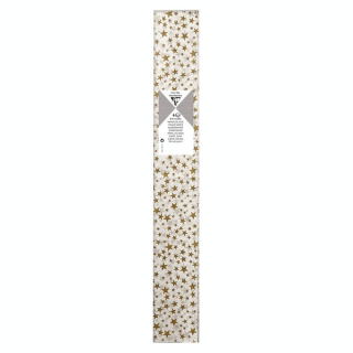 Papier de soie Étoiles argent 50 x 75 cm 4 pcs - Clairefontaine - Rougier et Plé